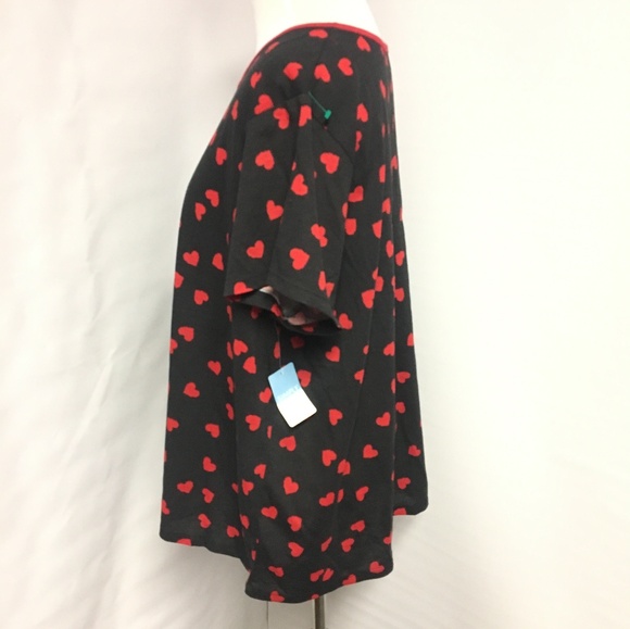 Simplybasic Sleepwear Top Heart Prints XL (16-18) - Picture 3 of 6